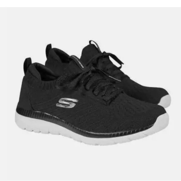 Skechers Ladies' Bountiful Sneaker Black Size 7 - Picture 1 of 5